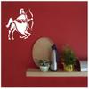 Samunshi Sagittarius Zodiac Wall Decal, 30 x 28 cm, Aubergine view 3