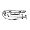 T&S Brass B-0133-ADF12-B Commercial Kitchen Faucet with Wall Bracket and 12-Inch Faucet, 1.15 GPM Spray Valve view 1