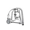 T&S Brass B-0133-ADF12-B Commercial Kitchen Faucet with Wall Bracket and 12-Inch Faucet, 1.15 GPM Spray Valve view 2