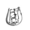 T&S Brass B-0133-ADF12-B Commercial Kitchen Faucet with Wall Bracket and 12-Inch Faucet, 1.15 GPM Spray Valve view 4