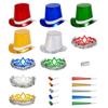 W WIDMANN MILANO Party Fashion 6640M - Holographic Las Vegas Party Set, Multicolor, for 10 People view 3