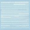 Self-Adhesive Uppercase Letter Film, White, 7 mm, 1 Sheet view 1