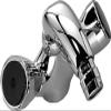Bruse 3199F Two-Handle Single-Hole Bidet Faucet with Complete Drain Set view 1