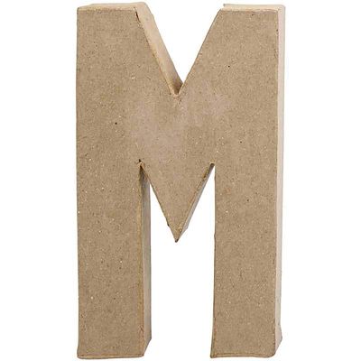 Large Letter M, H: 20.5 cm, 1 pc.