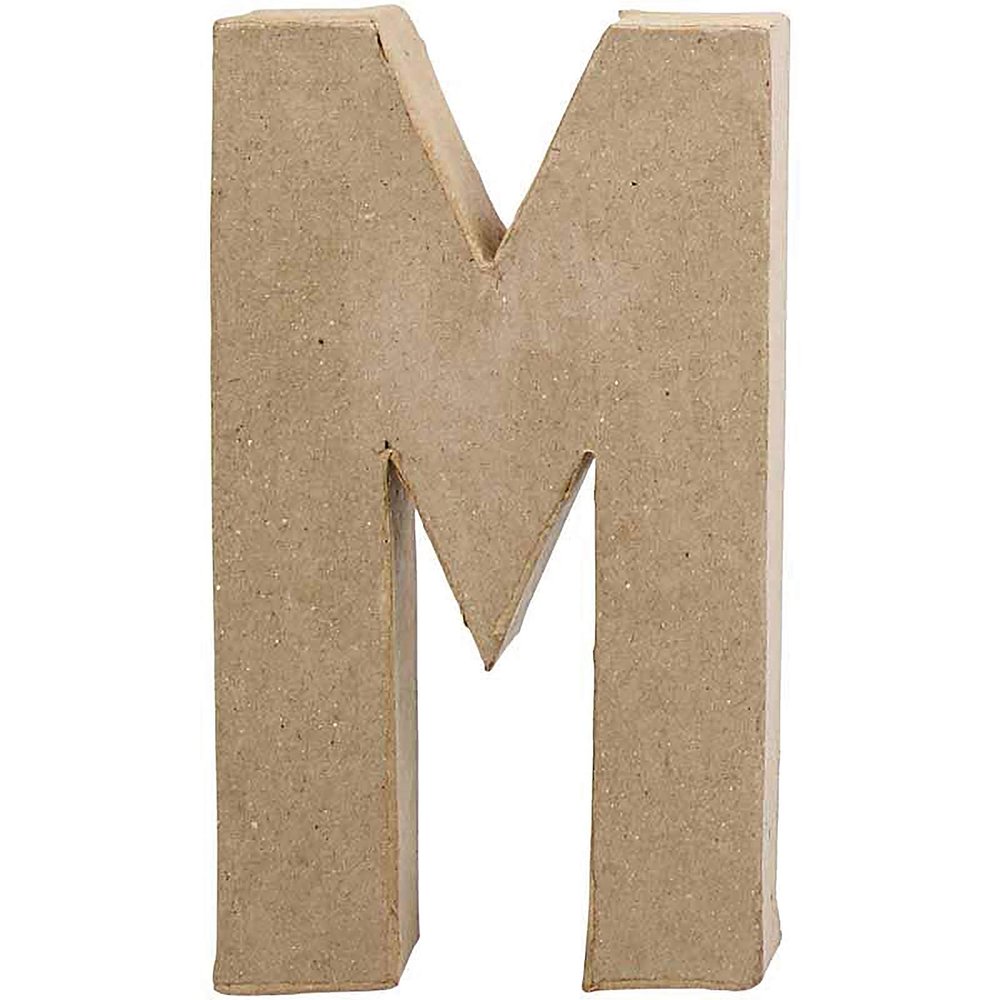 Large Letter M, H: 20.5 cm, 1 pc.