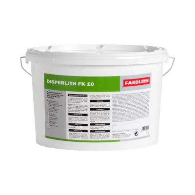 Fakolith Disperlith FK 10 Anti-Mold Paint, Moisture-Resistant Paint, White, 5.0 Liters