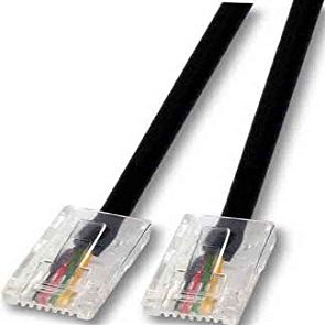 EFB-Elektronik RJ45 (8/4) to RJ45 (8/4) Network Cable, 2 m, Black