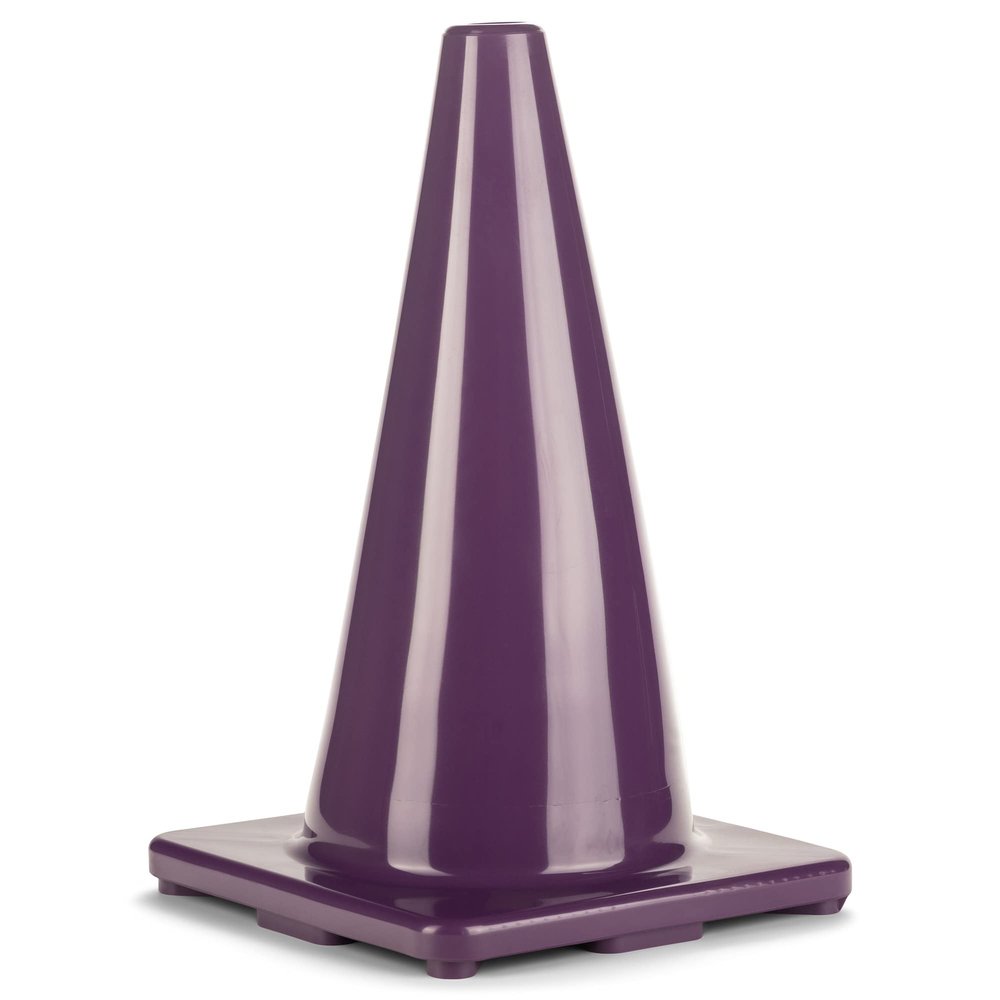 Champion Sports High-Visibility Flexible Vinyl Cone, Unisex, C18PR, Light Purple, 30.5 cm