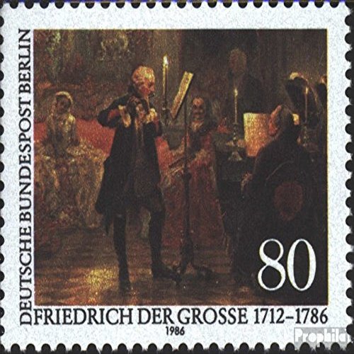 Prophila Collection Berlin (West) No. 764 Complete Issue, MNH, 1986 Frederick the Great