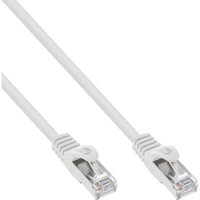 InLine 72533W Cat 5e SF/UTP Patch Cable, White, 0.3 m