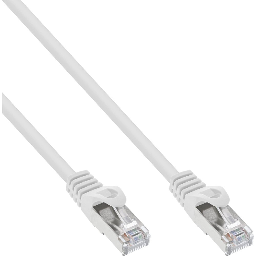 InLine 72533W Cat 5e SF/UTP Patch Cable, White, 0.3 m