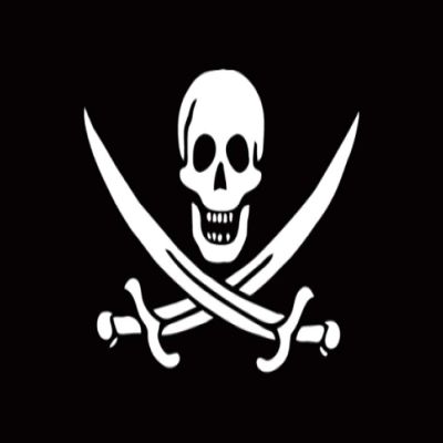 XXL Pirate Flag with Saber, 150 x 250 cm