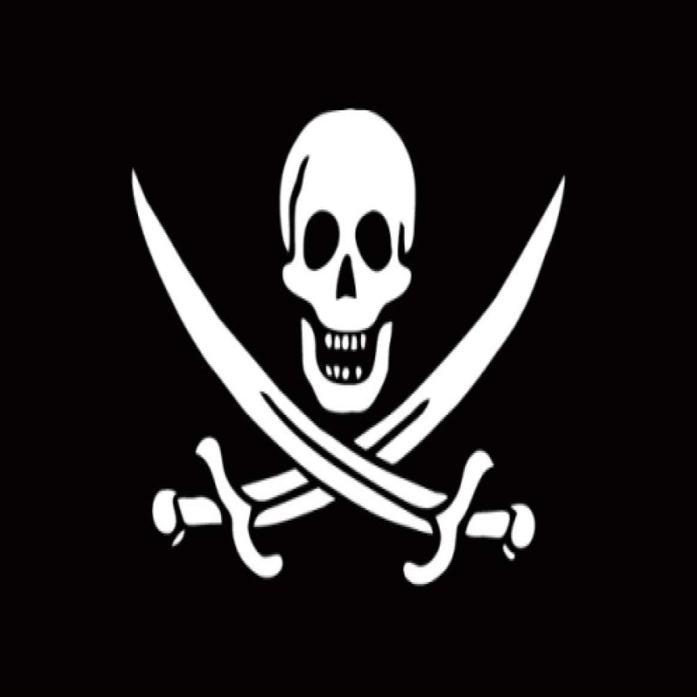 XXL Pirate Flag with Saber, 150 x 250 cm