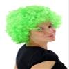WIG ME UP PW0011-PC15 Neon Green Afro Wig, Tokyo Funk Disco view 4