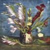 1art1 Vincent van Gogh Vase with Gladioli, 1886 Self-Adhesive Photo Wallpaper 180 x 120 cm view 1