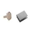eliga 22 mm Door Magnet with U-Shaped Keeper Plate for 6 mm Glass Doors view 1