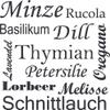 GRAZDesign Kitchen Wall Decal Spices & Herbs | Self-Adhesive Kitchen Sticker - 30 x 30 cm / 073 Dark Gray view 2
