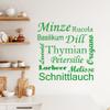 GRAZDesign Kitchen Wall Decal Spices & Herbs | Self-Adhesive Kitchen Sticker - 30 x 30 cm / 073 Dark Gray view 4