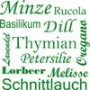 GRAZDesign Kitchen Wall Decal Spices & Herbs | Self-Adhesive Kitchen Sticker - 58 x 57 cm / 062 Light Green view 2