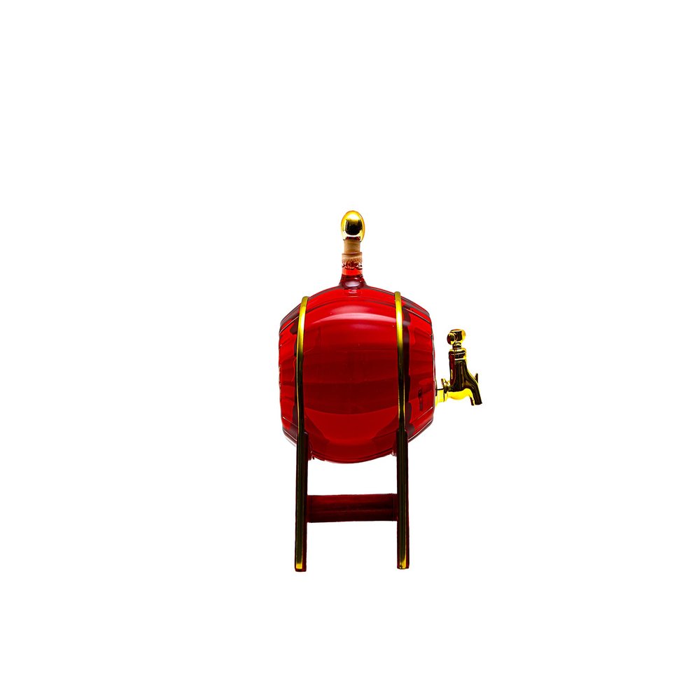 Mouth-Blown Glass Barrel with Tap, 500 ml