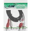 Inline 20 m 2 x RCA Male-to-Male Audio Cable, Black/Red/White view 2