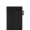 fitBAG Classic Black Phone Pouch for BlackBerry Bold 9700 Onyx, Original Alcantara view 4