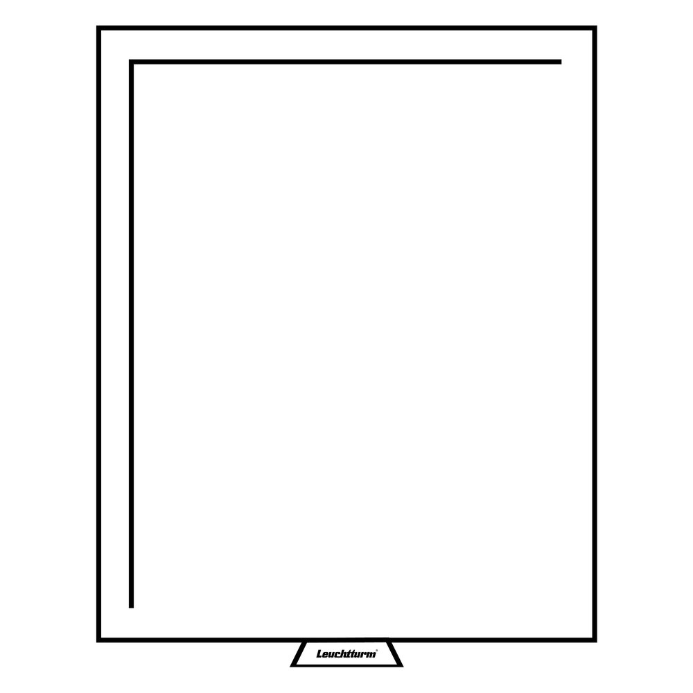 Leuchtturm MB1 Coin Box, 1 Compartment, 210 x 270 mm, Smoke-Colored