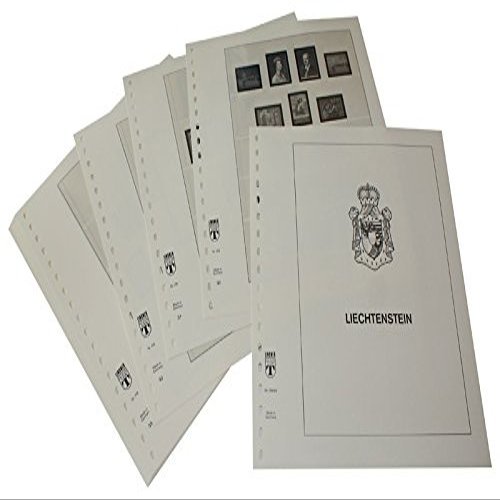 LINDNER The Original Liechtenstein – Pre-Printed Album Pages, 1960–1971