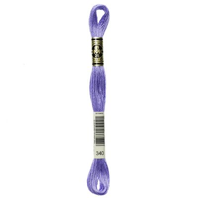 DMC Six-Strand Embroidery Cotton, Medium, Blue, Violet