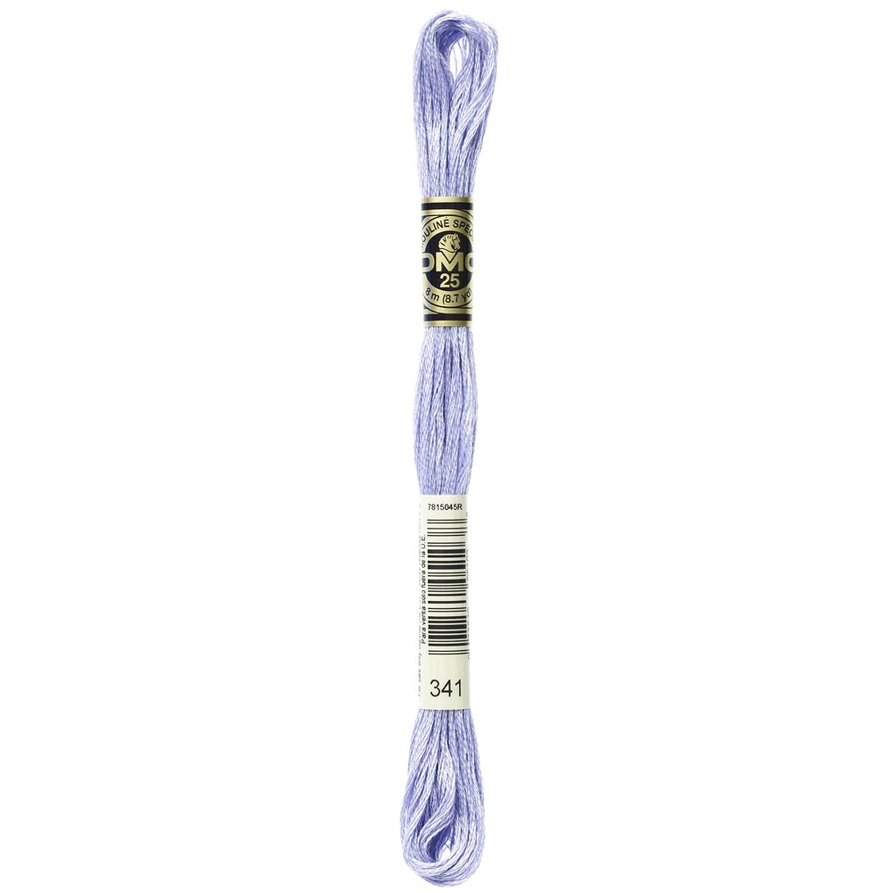 DMC 6-Strand Embroidery Cotton Floss, Light Blue Violet