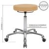 Sport-Tec Exclusive Swivel Stool with Comfort Padding and Casters view 2