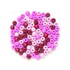 GLOREX Wooden Beads 80Pc Mix, Wood, Pink, 11 x 8.5 x 1 cm view 2