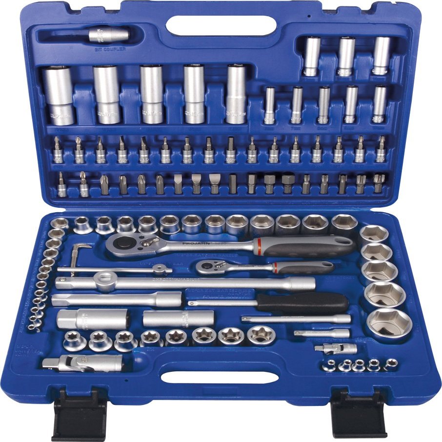 Projahn proficraft 8654 1/4" and 1/2" Socket Set, 108-Piece