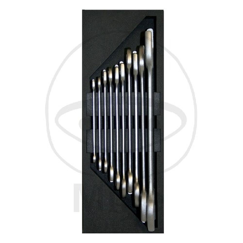 SW-Stahl Double Open-End Wrench Set, 6–32 mm, 10-Piece, Z2525-1