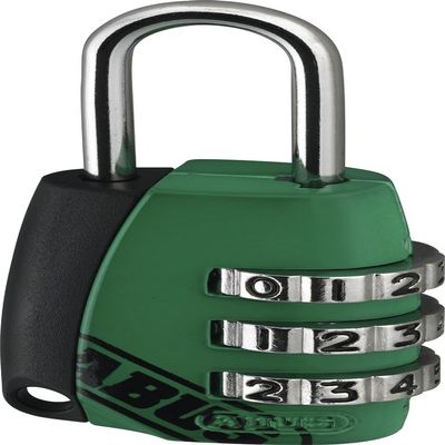 ABUS 535147 155/20 Combination Padlock with Resettable Code, Green
