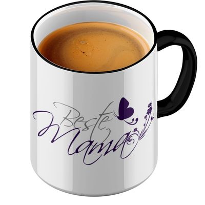 FunTasstic Best Mom Mug (Curved) Coffee Mug (T013)