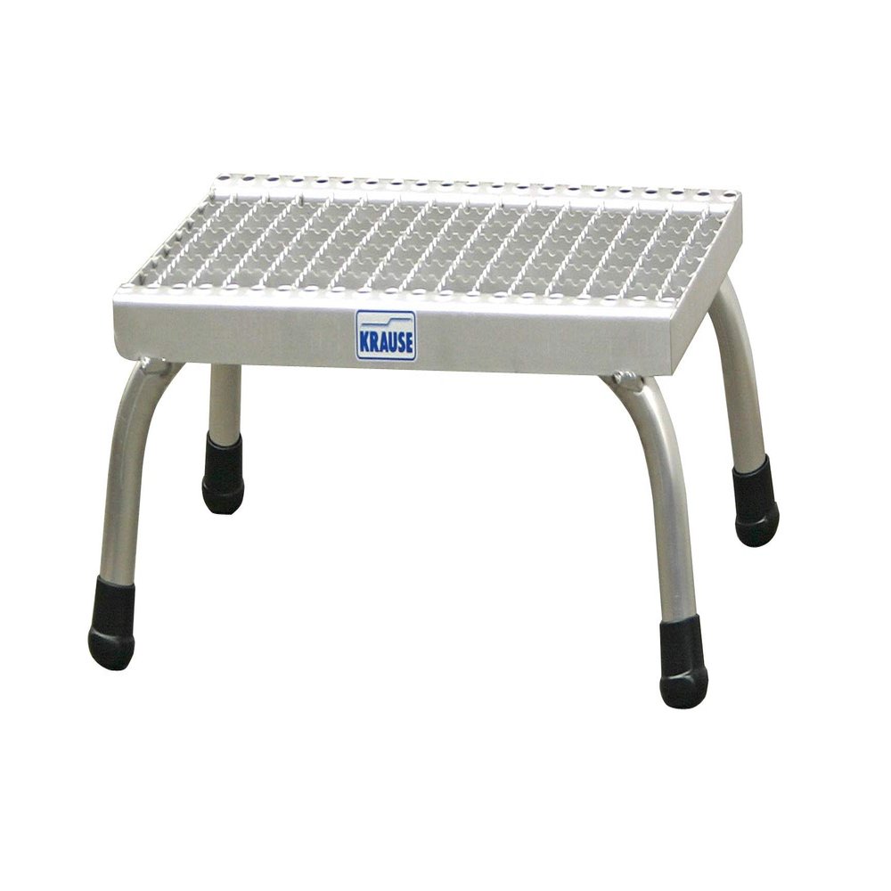 KRAUSE lfb317 Steel Platform Ladder with Mesh, 1 Step, 0.2 m Height