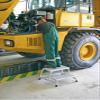 KRAUSE lfb317 Steel Platform Ladder with Mesh, 1 Step, 0.2 m Height view 2