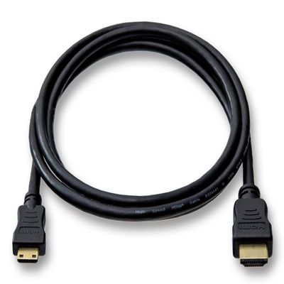 SvediTec HDMI Cable Compatible with Panasonic HDC-HS700, Mini HDMI C, 1.5 m