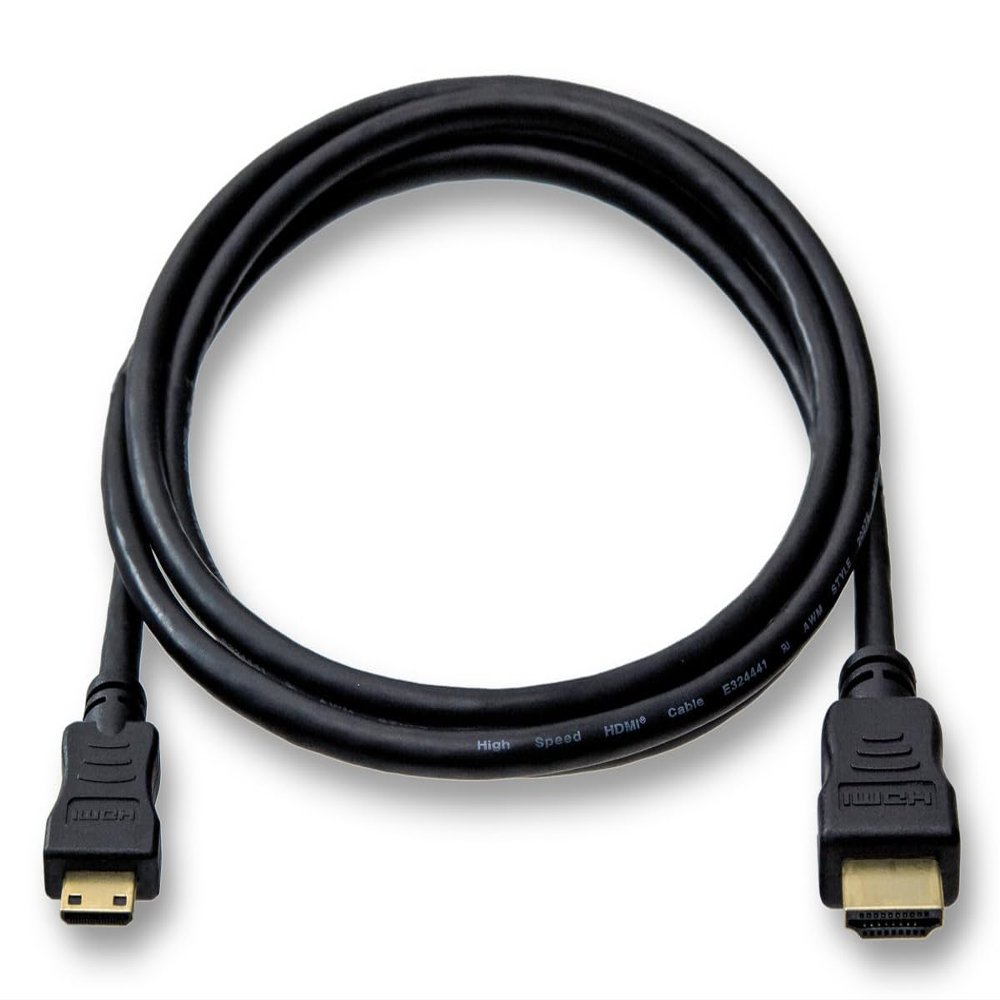 SvediTec HDMI Cable Compatible with Panasonic HDC-HS700, Mini HDMI C, 1.5 m