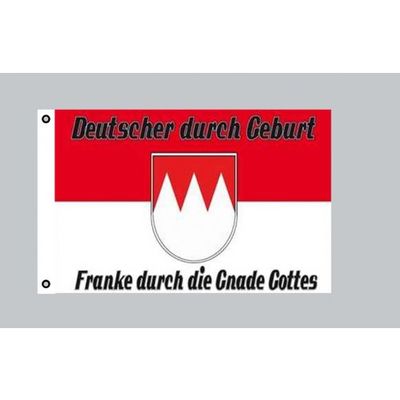 Everflag Flag 90 x 150 cm: Franconian by the Grace of God