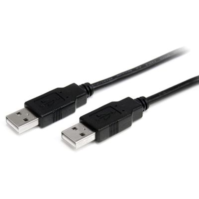 StarTech.com 1m USB 2.0 A-to-A Cable, Male-to-Male, Black