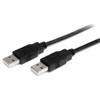 StarTech.com 1m USB 2.0 A-to-A Cable, Male-to-Male, Black view 1