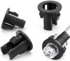 Lumetheus 100-Pack 5 mm Black Plastic LED Mounting Clips view 1