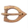 Battle-Merchant Medieval Brass Buckle, DIY, Approx. 15 mm, No. 18 view 1