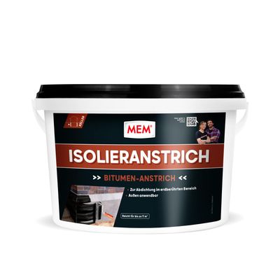 MEM Black Insulating Coating, 5 L Bitumen Coating