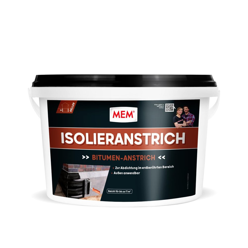 MEM Black Insulating Coating, 5 L Bitumen Coating