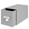 Rössler SOHO CD Drawer Storage Box, Organizer with Drawer, 143 x 158 x 261 mm, 1 pc., Gray | Stone view 1