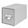 Rössler SOHO CD Drawer Storage Box, Organizer with Drawer, 143 x 158 x 261 mm, 1 pc., Gray | Stone view 2