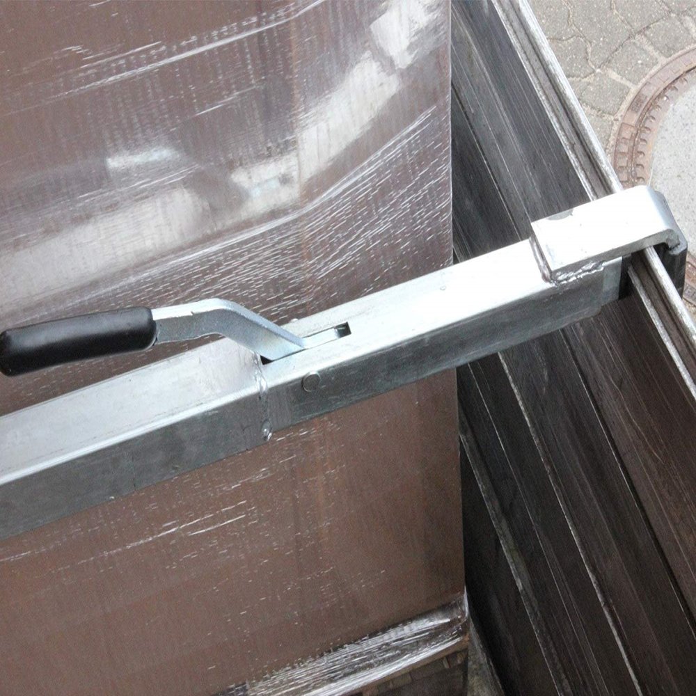 1 x Steel Square-Tube Tension Bar/Clamp Bar/Partition Wall Lock, 1.92–2.72 m